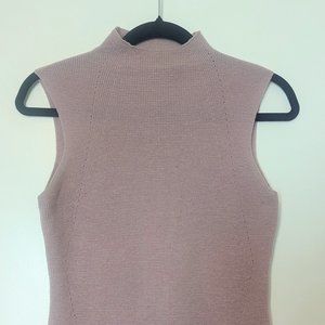 Elie Tahari Soft Knit Lilac Top